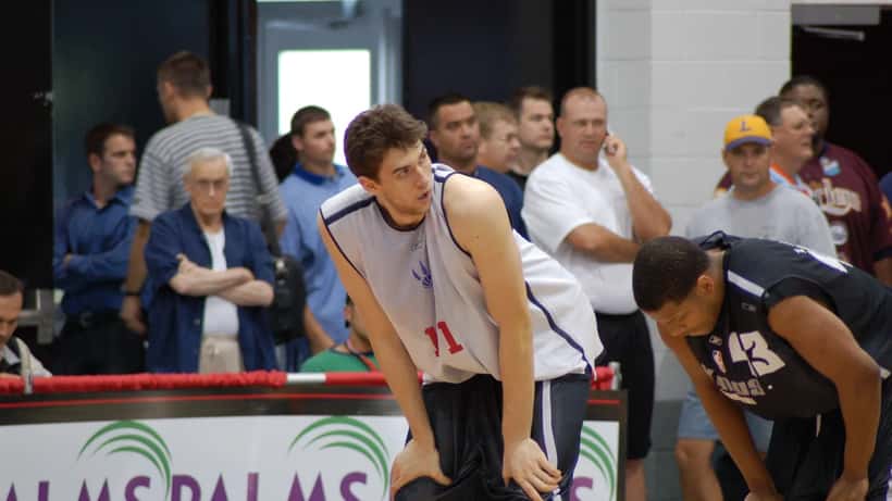 NBA player in action at Las Vegas Summer League 2026 basketball game