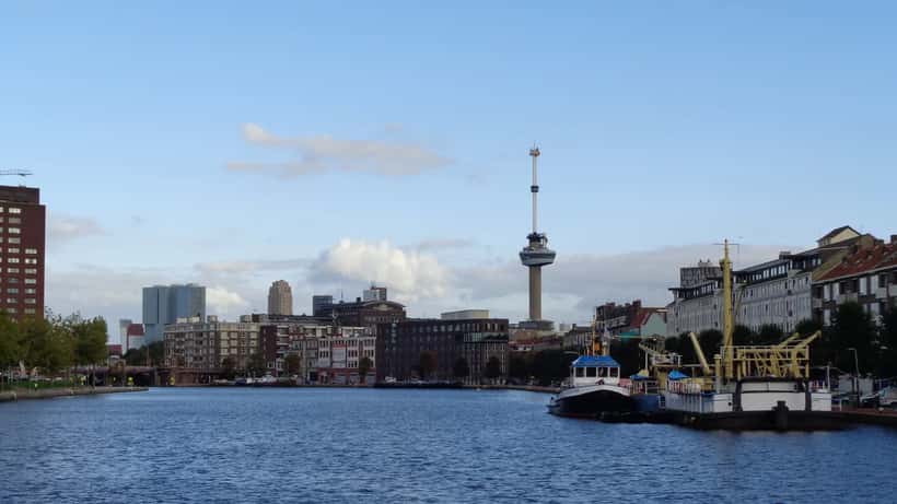 Haven van Rotterdam, zicht op Coolhaven en Delfshaven