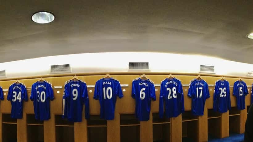 Vue aérienne du stade Stamford Bridge, domicile de Chelsea FC en Premier League