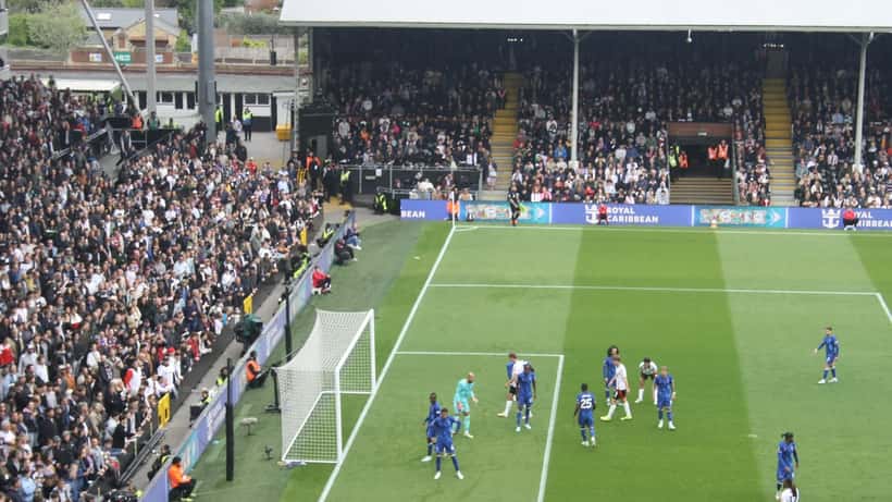 Chelsea and Wolves players lined up before a Premier League match at Stamford Bridge