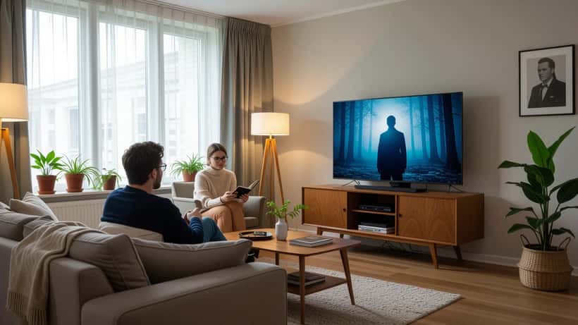 Cliffhanger GTST 2026 op een televisiescherm in een Nederlandse woonkamer