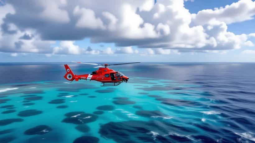 Küstenwache-Hubschrauber sucht über dem Atlantik nach vermisstem Kleinflugzeug nahe Bermuda