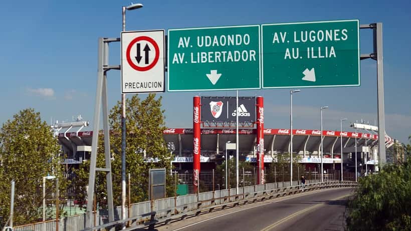 Estadio Monumental di Buenos Aires, campo di casa del River Plate, teatro del match contro San Lorenzo del 10 maggio 2026