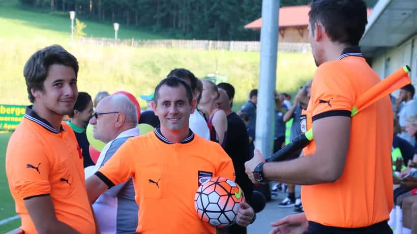 Match de football Young Boys Bern contre FC Red Bull Salzburg, terrain de jeu