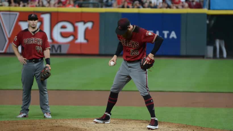 Paul Goldschmidt at bat, illustrating elite athletic performance at age 36 and what it means for health at any age