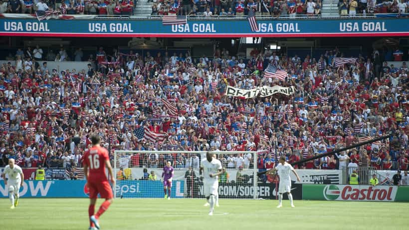 Red Bull Arena i Harrison, New Jersey — der Norge møter Marokko 7. juni 2026
