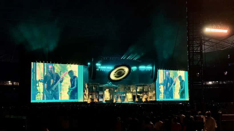 Lady Gaga performing during The Mayhem Ball tour at Singapore National Stadium, May 2025