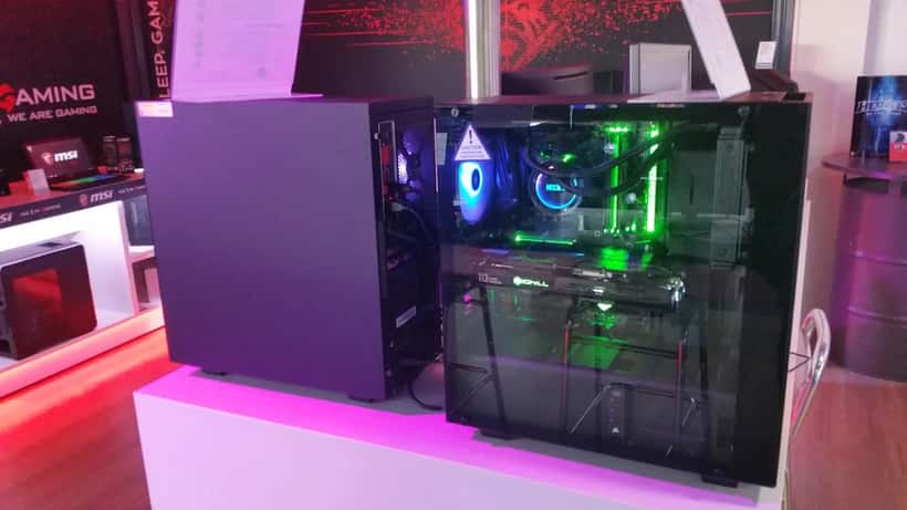 High-end gaming PC build with RGB lighting for Resident Evil Veronica remake