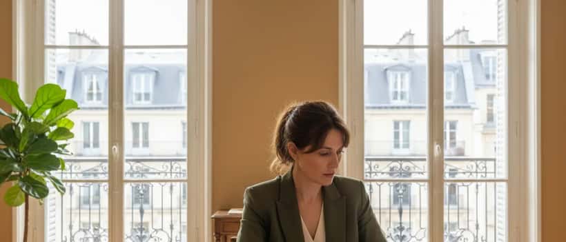 Femme française consultant ses factures d'énergie à Paris en 2026