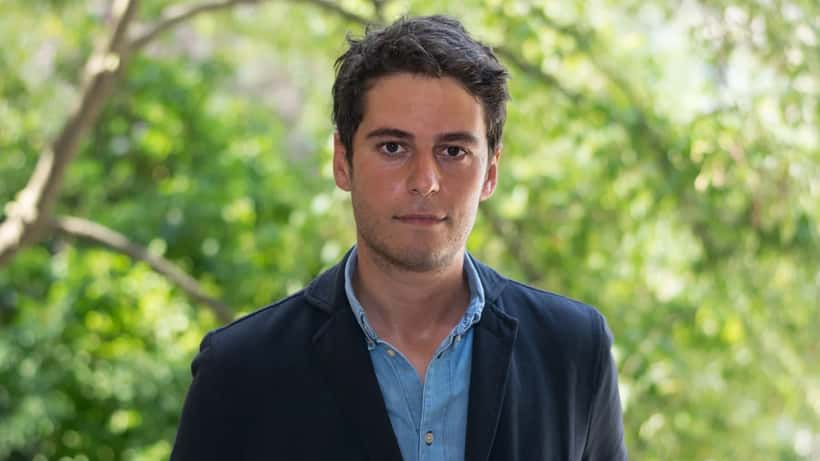 Gabriel Attal, secrétaire général de Renaissance, en réunion politique