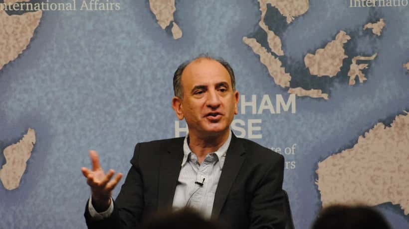 Armando Iannucci speaking at Chatham House
