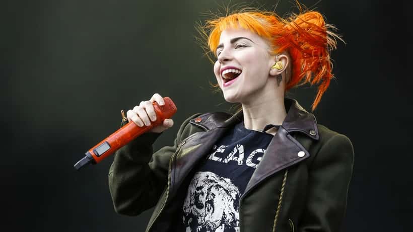Hayley Williams performing live on stage at Rock im Park festival concert