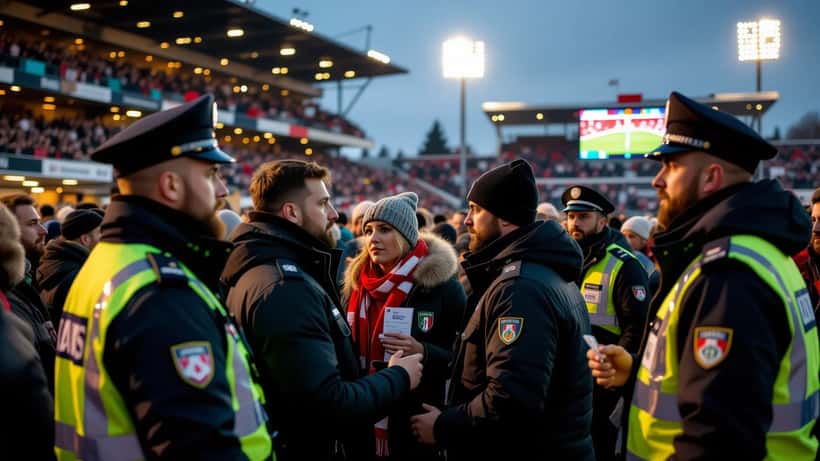 Tifosi italiani respinti all'ingresso di uno stadio europeo per biglietti non validi