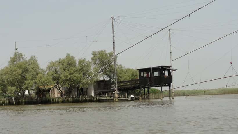 Panoramica del comune di Codigoro, in provincia di Ferrara, nel Delta del Po
