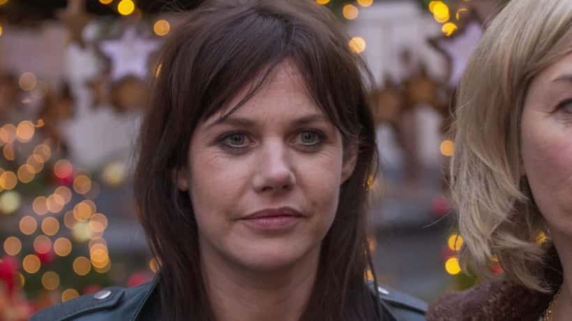 Schauspielerin Felicitas Woll bei ZDF-Dreharbeiten 2019, Foto von Olaf Kosinsky
