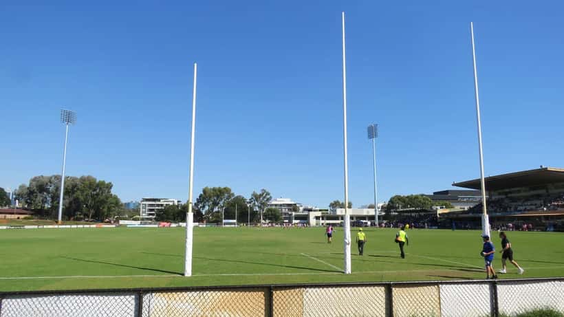 East Perth v Swan Districts match at Leederville Oval April 2026, Bryan Cousins football club
