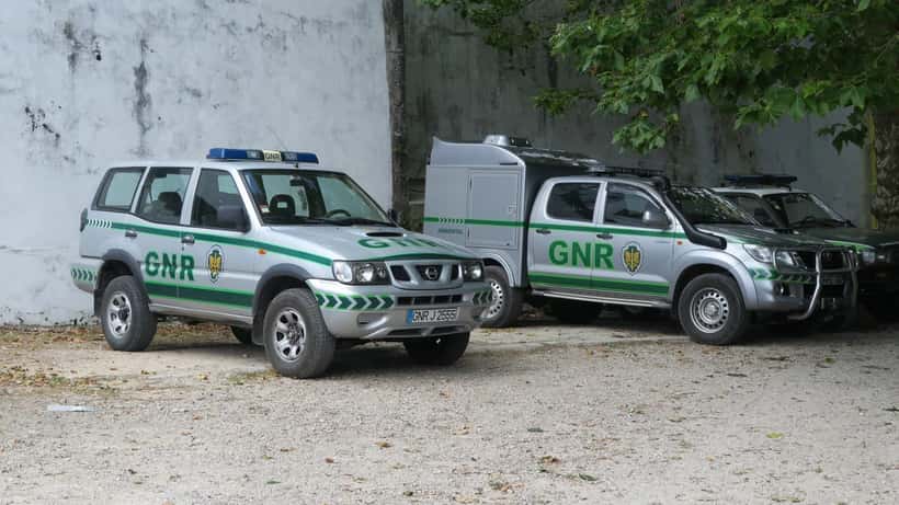 Viaturas da GNR - Guarda Nacional Republicana em Portugal