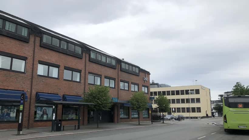 DNB bankfilial i Hønefoss, Norge