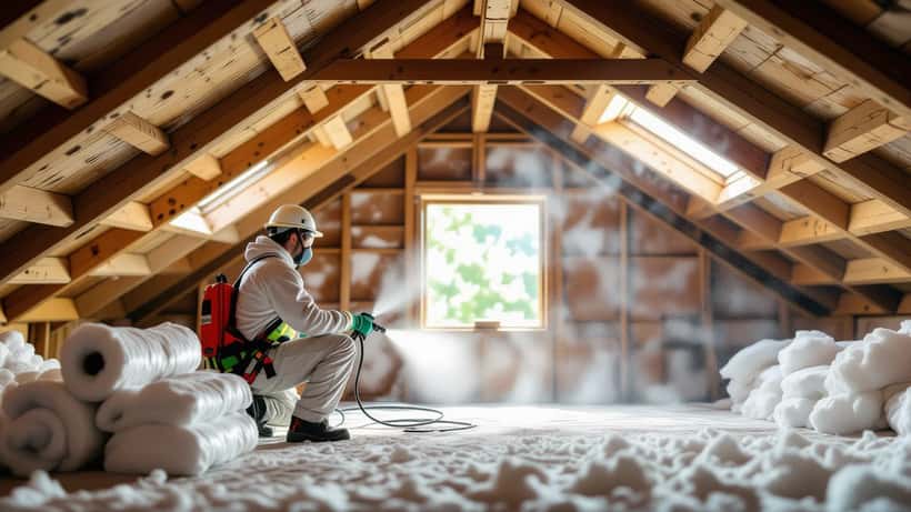 Travaux d isolation thermique par l extérieur sur un bâtiment en France