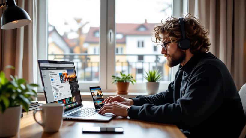 Person prüft Crunchyroll-Abo-Preiserhöhung 2026 am Laptop mit einer Kündigungs-E-Mail