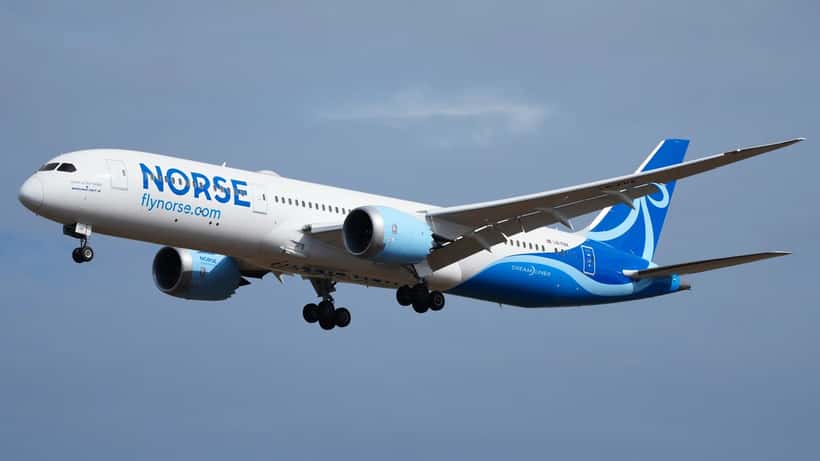 Norse Atlantic Airways Boeing 787-9 Dreamliner på Berlin Brandenburg Airport