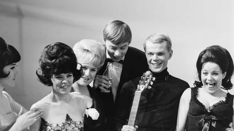 Danny Ilkka Lipsanen esiintyy Suomen Euroviisukarsinnassa 1966