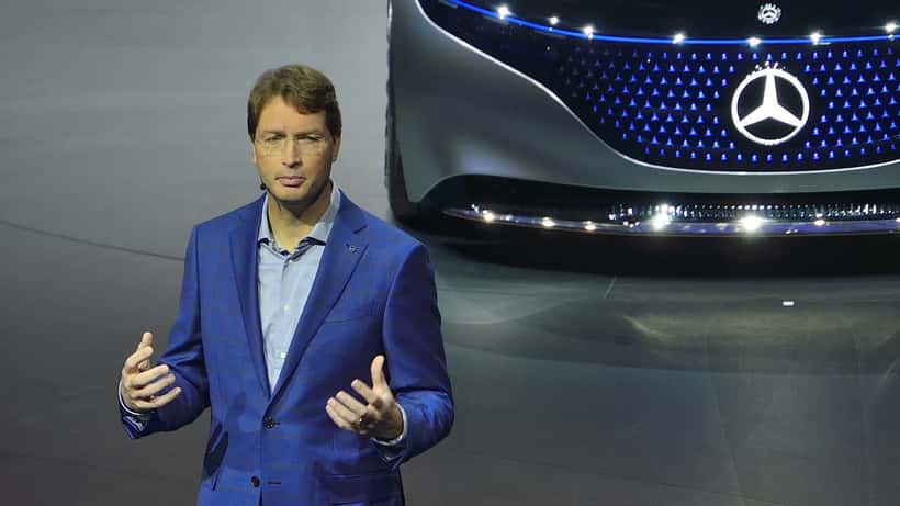 Ola Källenius, CEO von Daimler, präsentiert auf der IAA 2019