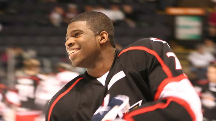 PK Subban Montreal Canadiens NHL hockey player who completed a 10 million dollar pledge to the Montreal Childrens Hospital