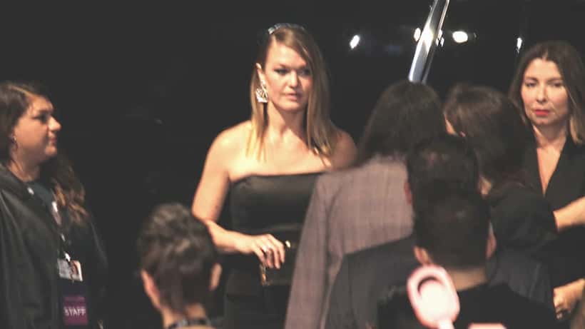 Julia Stiles close-up portrait at TIFF film festival