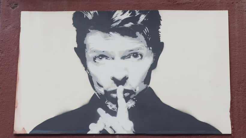David Bowie in Madrid, archieffoto