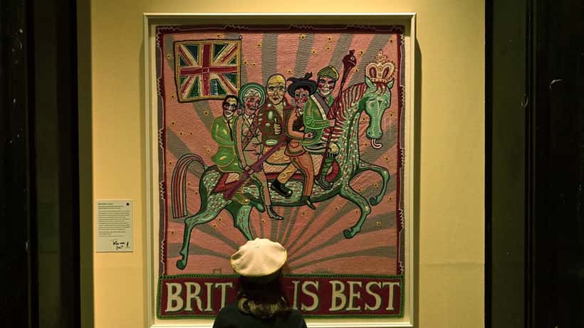Konstverk av Grayson Perry, den brittiske konstnären som utforskar AI:s framtid i dokumentär 2026
