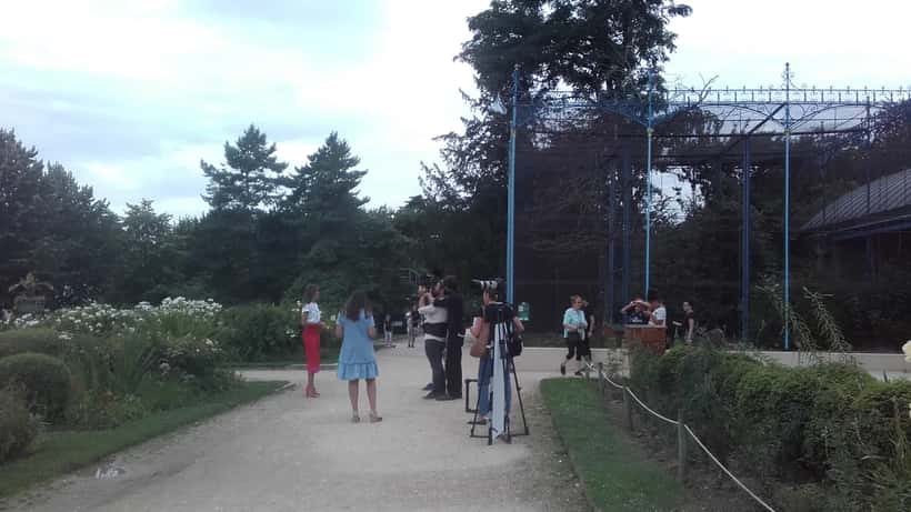 Tournage de Zone Interdite sur M6, émission présentée par Ophélie Meunier