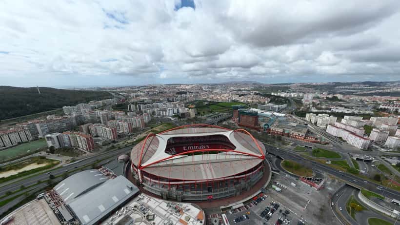 Estádio da Luz do Benfica em Lisboa, palco das negociações de António Silva