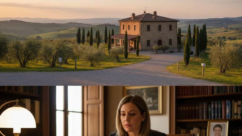 Avvocato italiano esamina documenti della missione ONU in Colombia nello studio legale a Roma