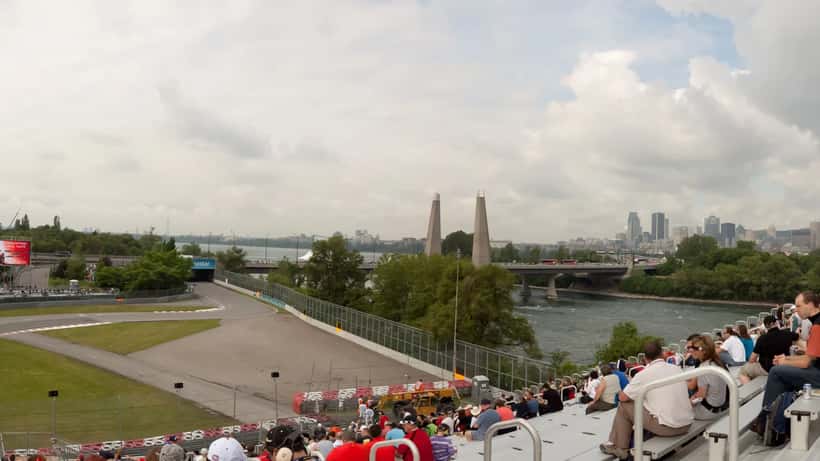 Voitures de Formule 1 au Grand Prix du Canada à Montréal