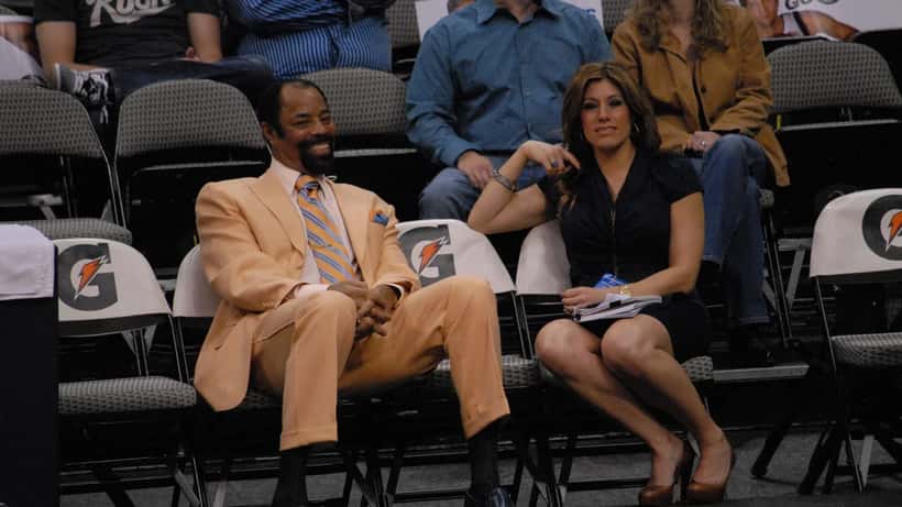 Walt Clyde Frazier smiling at a public event