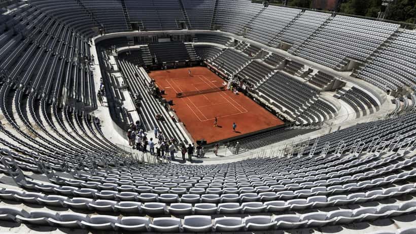 Il Campo Centrale del Foro Italico di Roma durante gli Internazionali BNL d'Italia
