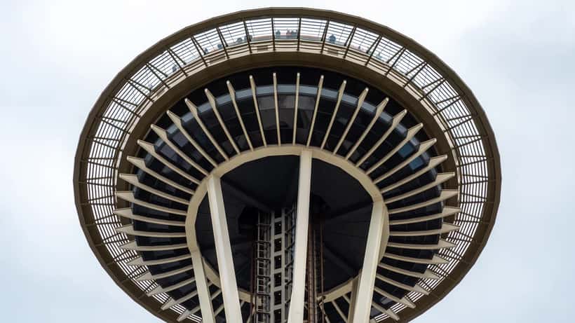 La Space Needle del Seattle Center, escenario del tiroteo en el festival Bite of Seattle el 27 de julio de 2026