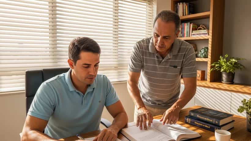 Candidato estudando para concurso do Banco do Brasil com tutor particular em São Paulo