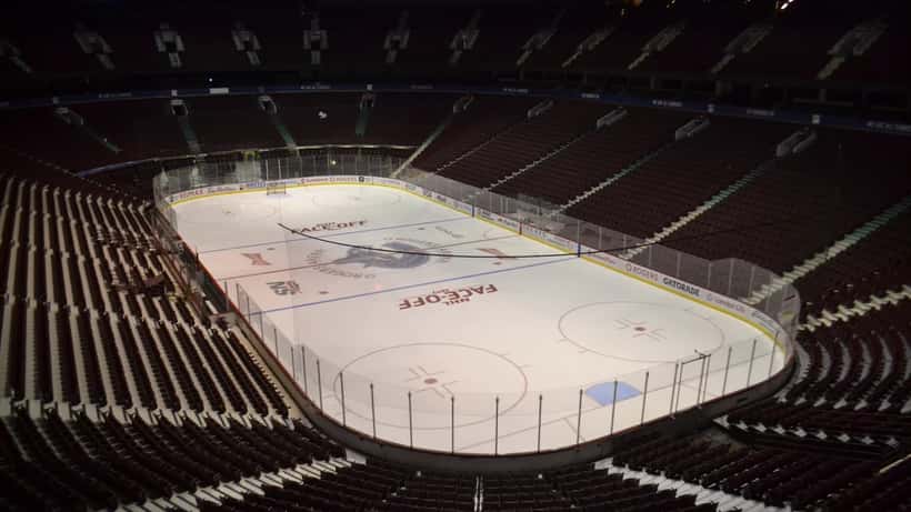 Rogers Arena in Vancouver, BC, host of AEW Dynasty 2026