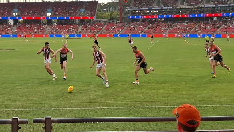 AFL players competing in a 2026 match, demonstrating peak athletic performance