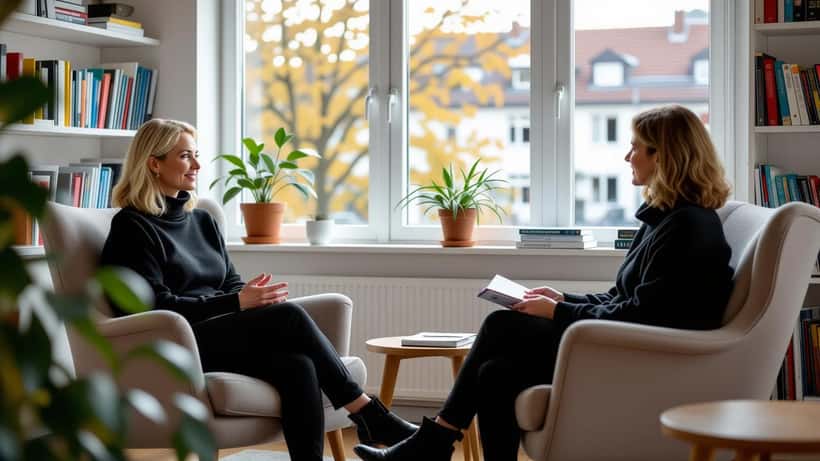 Person med Mental Health budskab - illustration af vigtigheden af at søge psykologhjælp i 2026