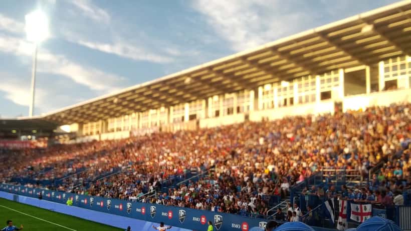 Match au Stade Saputo à Montréal