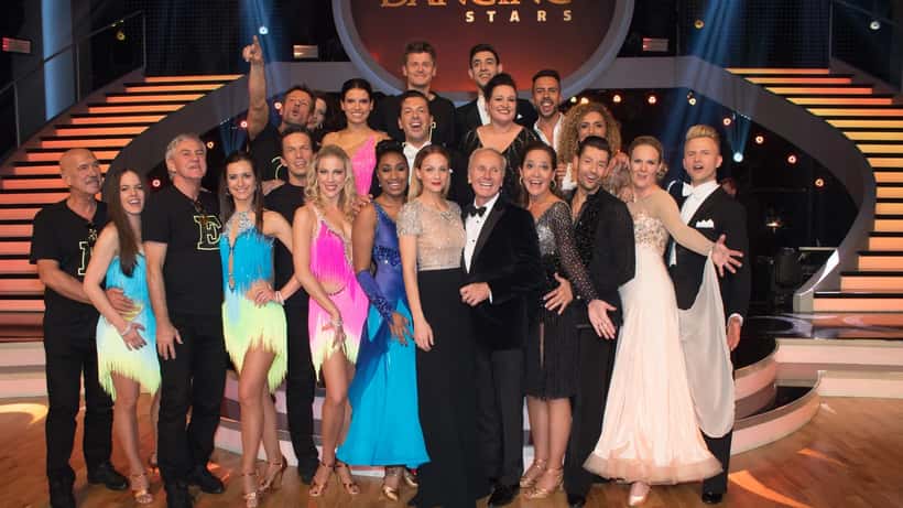 Danilo Campisi und Corinna Kamper beim Dancing Stars Finale, österreichisches Tanzpaar