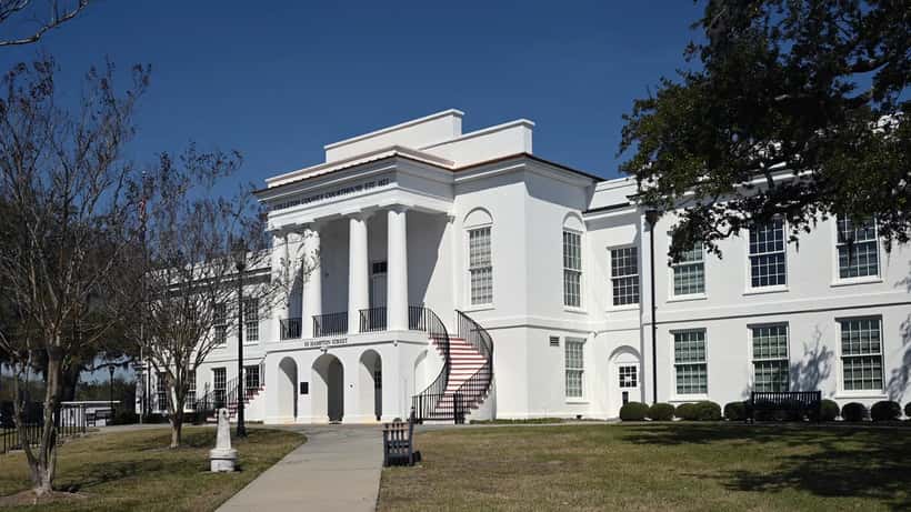 Colleton County Courthouse in Walterboro, South Carolina, site of Alex Murdaugh's original 2023 trial