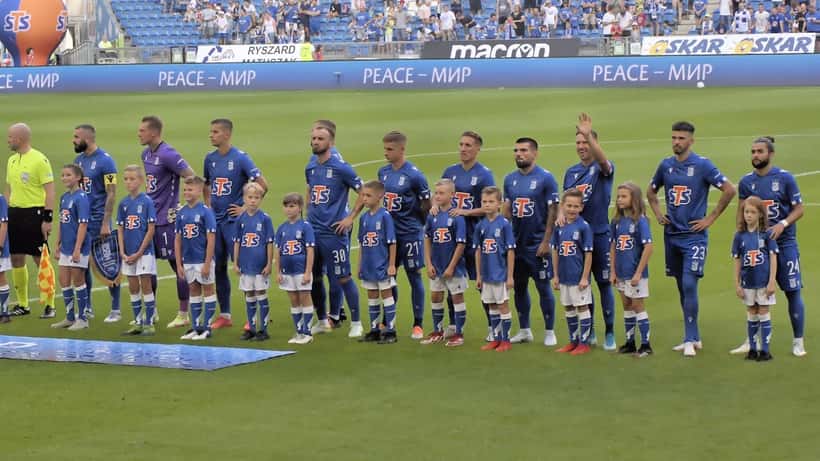 Het Lech Poznań voetbalteam, de club waar Patrik Wålemark na zijn toxische periode bij Feyenoord volledig tot bloei komt
