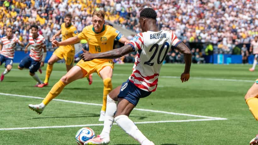 Folarin Balogun in action for USMNT at the 2026 FIFA World Cup