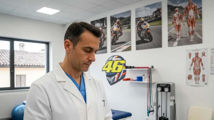 Medico sportivo in clinica di Pesaro analizza dati di performance atletica