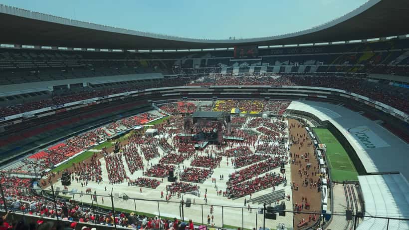 Estadio Azteca in Mexico-Stad, locatie van de openingswedstrijd WK 2026
