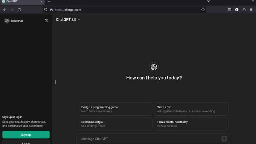 Interface ChatGPT d'OpenAI sur écran d'ordinateur illustrant les outils IA professionnels